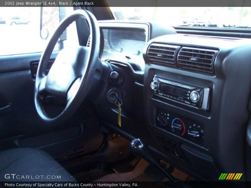 Black / Agate Black 2002 Jeep Wrangler SE 4x4