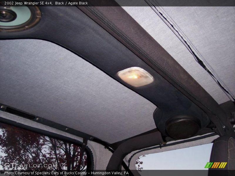 Black / Agate Black 2002 Jeep Wrangler SE 4x4