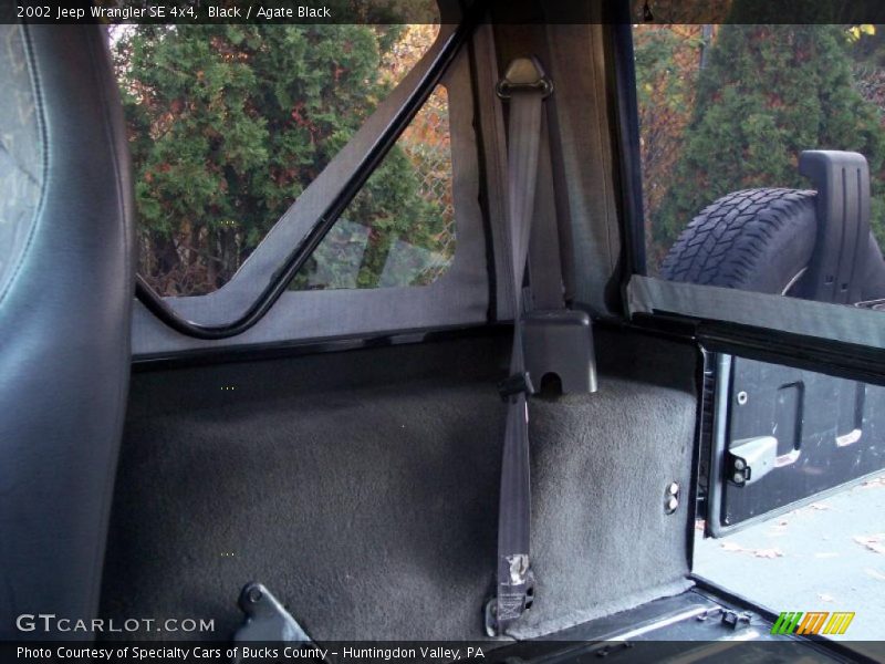 Black / Agate Black 2002 Jeep Wrangler SE 4x4