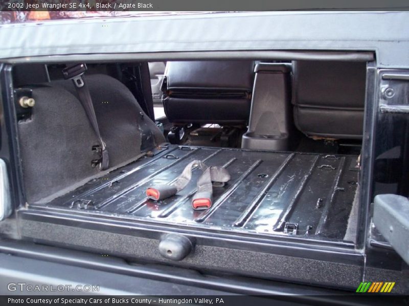 Black / Agate Black 2002 Jeep Wrangler SE 4x4