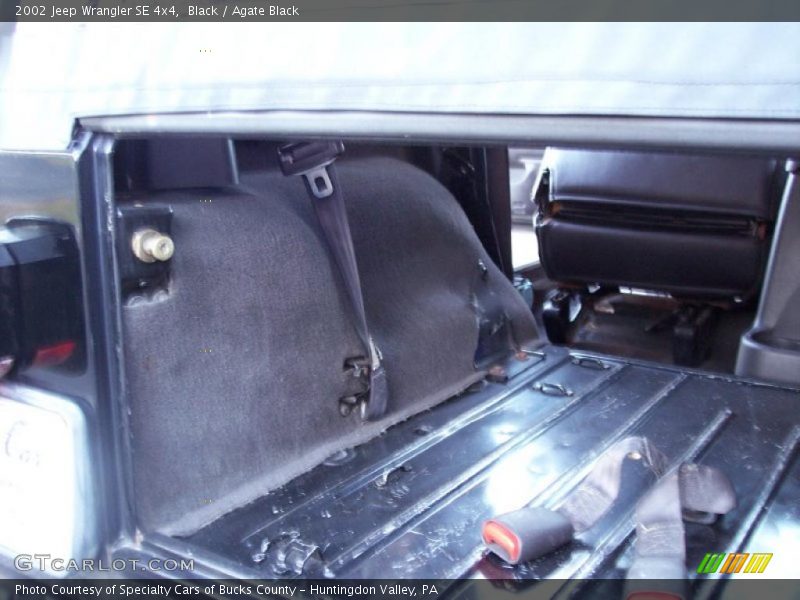 Black / Agate Black 2002 Jeep Wrangler SE 4x4