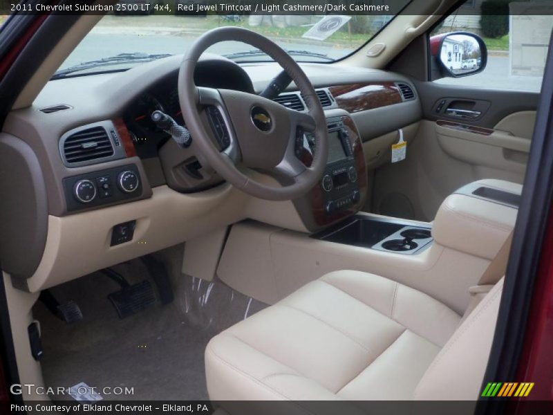 Light Cashmere/Dark Cashmere Interior - 2011 Suburban 2500 LT 4x4 