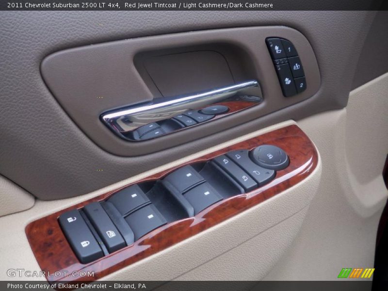 Controls of 2011 Suburban 2500 LT 4x4