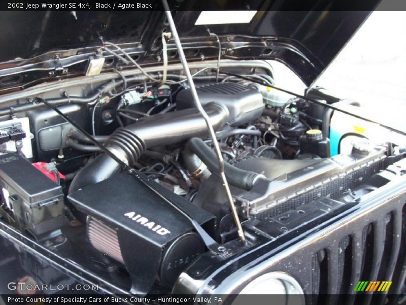  2002 Wrangler SE 4x4 Engine - 2.5 Liter OHV 8-Valve 4 Cylinder