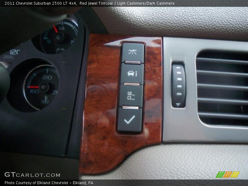 Red Jewel Tintcoat / Light Cashmere/Dark Cashmere 2011 Chevrolet Suburban 2500 LT 4x4