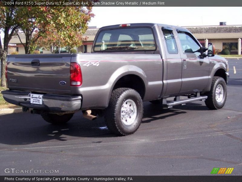 Dark Shadow Grey Metallic / Medium Flint 2004 Ford F250 Super Duty XLT SuperCab 4x4