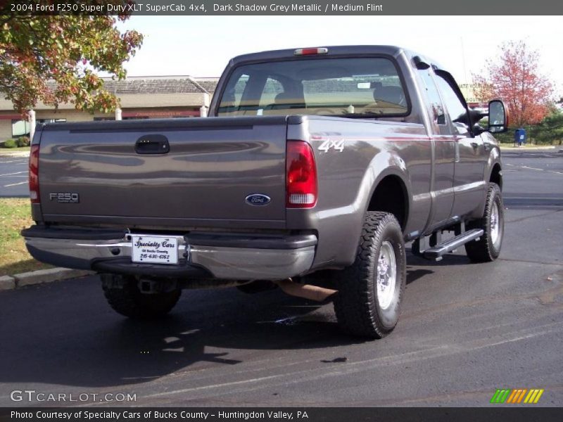 Dark Shadow Grey Metallic / Medium Flint 2004 Ford F250 Super Duty XLT SuperCab 4x4