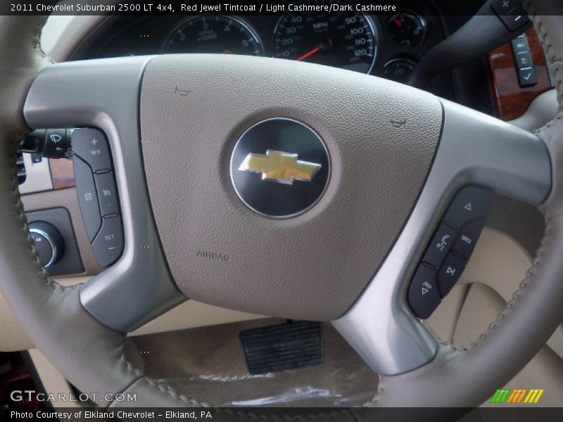 Red Jewel Tintcoat / Light Cashmere/Dark Cashmere 2011 Chevrolet Suburban 2500 LT 4x4