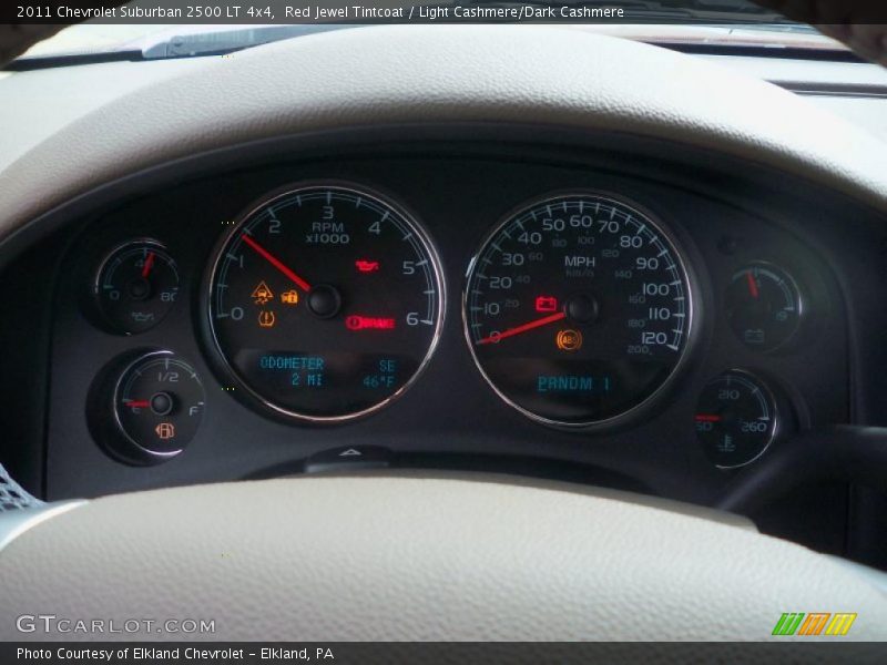 Red Jewel Tintcoat / Light Cashmere/Dark Cashmere 2011 Chevrolet Suburban 2500 LT 4x4