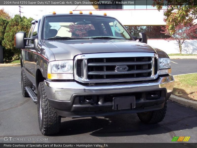 Dark Shadow Grey Metallic / Medium Flint 2004 Ford F250 Super Duty XLT SuperCab 4x4