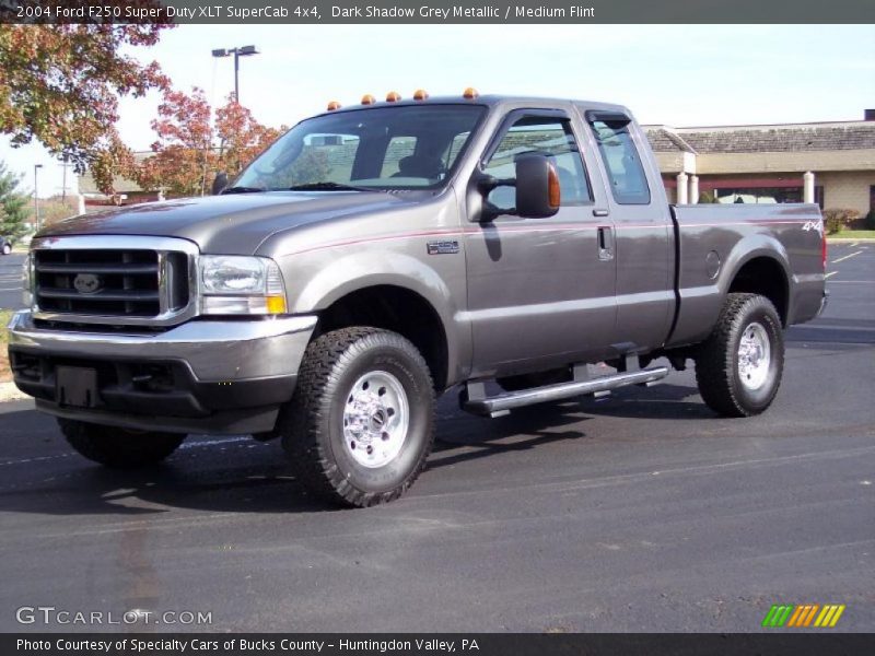  2004 F250 Super Duty XLT SuperCab 4x4 Dark Shadow Grey Metallic