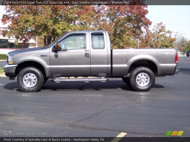 Dark Shadow Grey Metallic / Medium Flint 2004 Ford F250 Super Duty XLT SuperCab 4x4