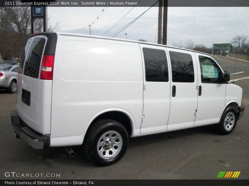 Summit White / Medium Pewter 2011 Chevrolet Express 1500 Work Van