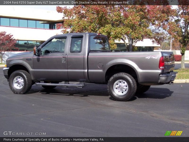 Dark Shadow Grey Metallic / Medium Flint 2004 Ford F250 Super Duty XLT SuperCab 4x4