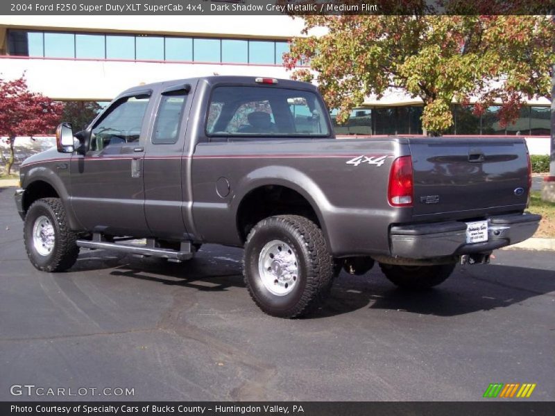 Dark Shadow Grey Metallic / Medium Flint 2004 Ford F250 Super Duty XLT SuperCab 4x4