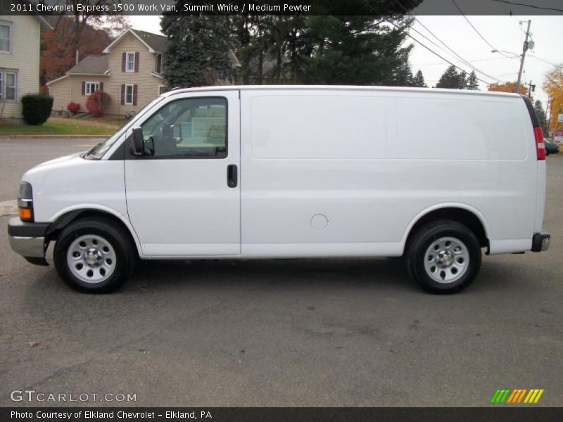 Summit White / Medium Pewter 2011 Chevrolet Express 1500 Work Van