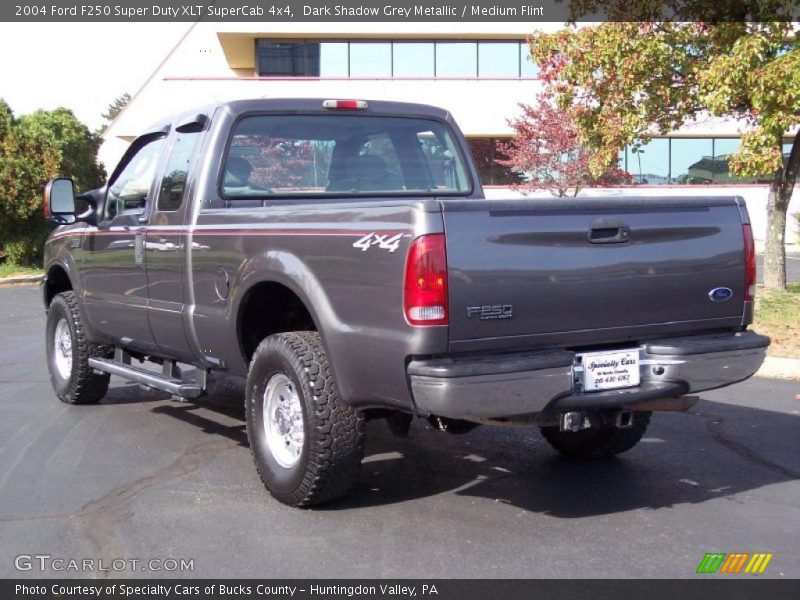 Dark Shadow Grey Metallic / Medium Flint 2004 Ford F250 Super Duty XLT SuperCab 4x4