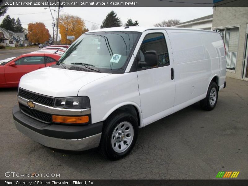 Summit White / Medium Pewter 2011 Chevrolet Express 1500 Work Van