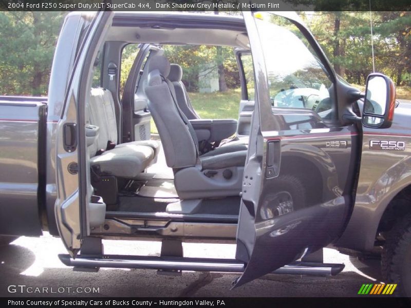  2004 F250 Super Duty XLT SuperCab 4x4 Medium Flint Interior