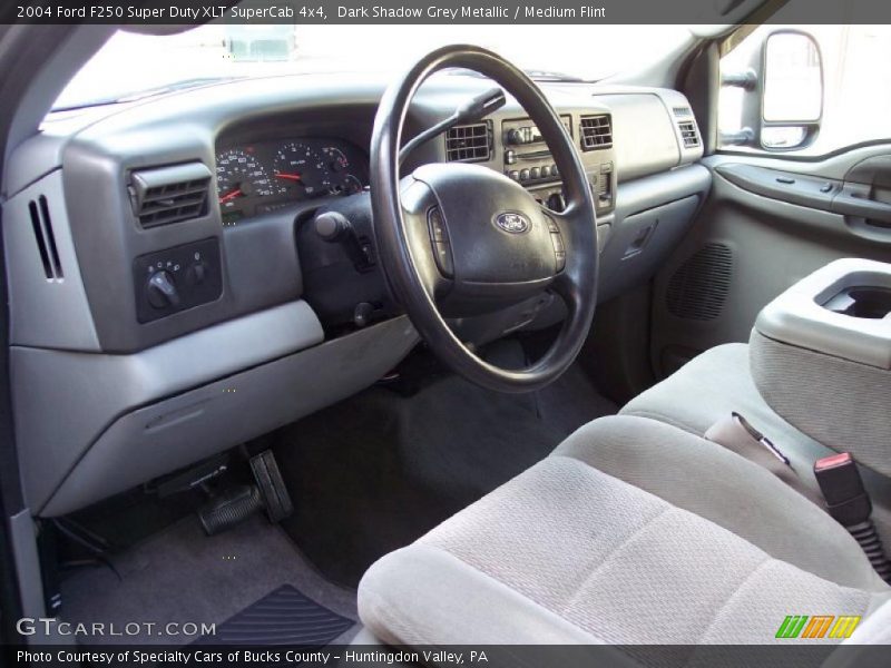 Medium Flint Interior - 2004 F250 Super Duty XLT SuperCab 4x4 