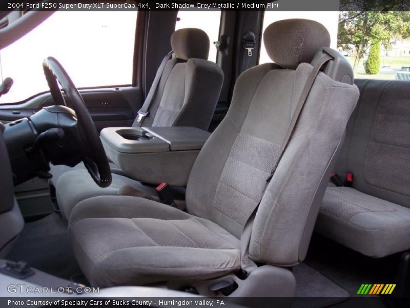  2004 F250 Super Duty XLT SuperCab 4x4 Medium Flint Interior