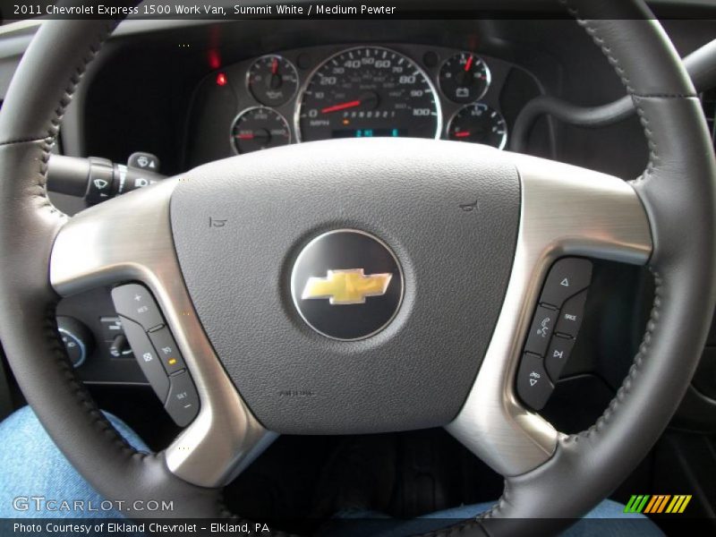 Summit White / Medium Pewter 2011 Chevrolet Express 1500 Work Van