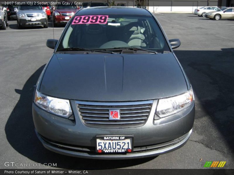 Storm Gray / Gray 2007 Saturn ION 2 Sedan