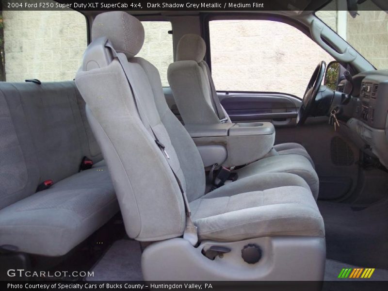  2004 F250 Super Duty XLT SuperCab 4x4 Medium Flint Interior