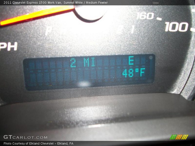 Summit White / Medium Pewter 2011 Chevrolet Express 1500 Work Van