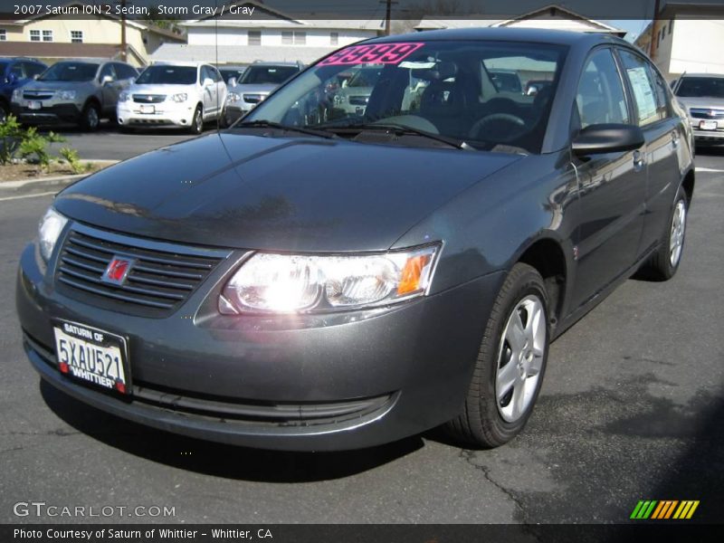 Storm Gray / Gray 2007 Saturn ION 2 Sedan
