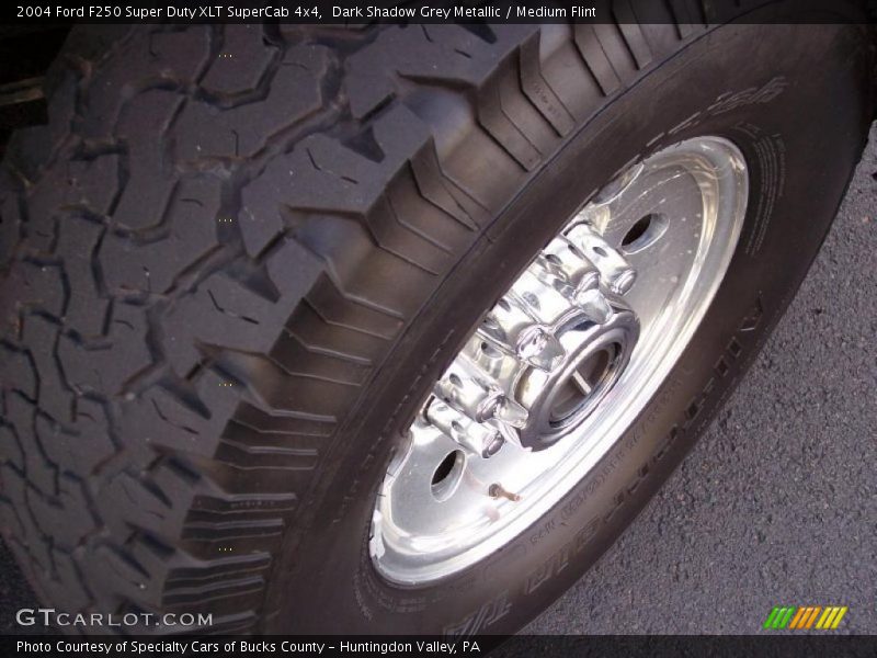Dark Shadow Grey Metallic / Medium Flint 2004 Ford F250 Super Duty XLT SuperCab 4x4