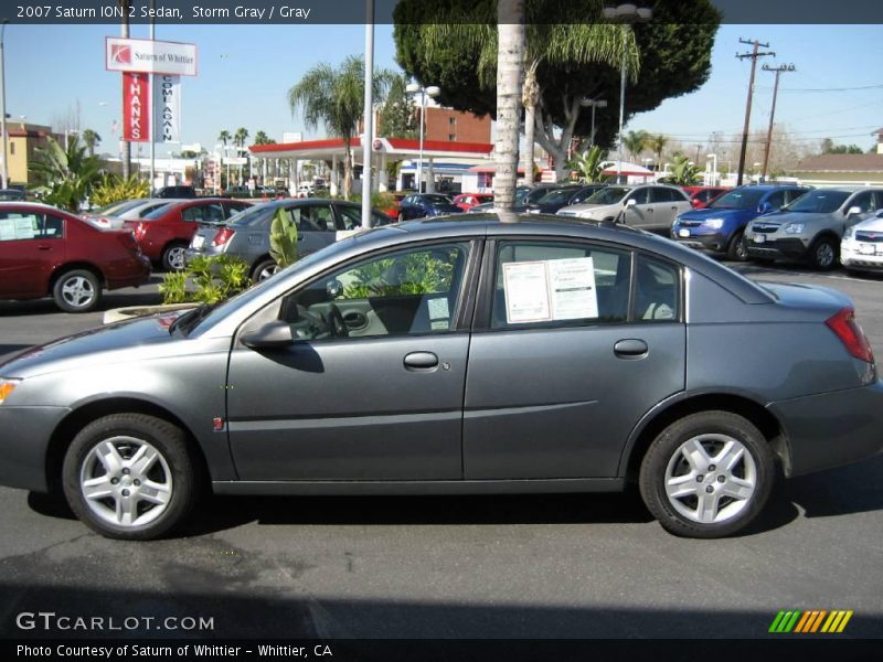 Storm Gray / Gray 2007 Saturn ION 2 Sedan