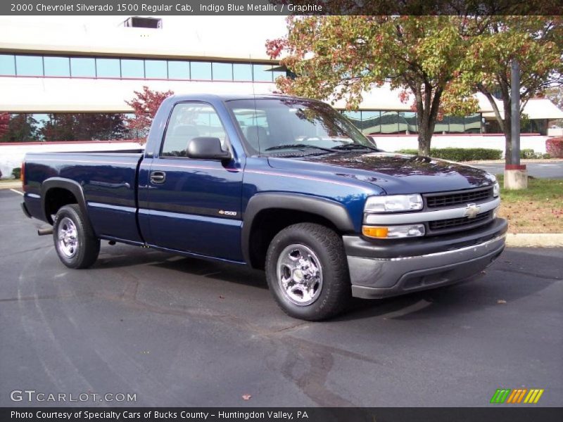 Indigo Blue Metallic / Graphite 2000 Chevrolet Silverado 1500 Regular Cab