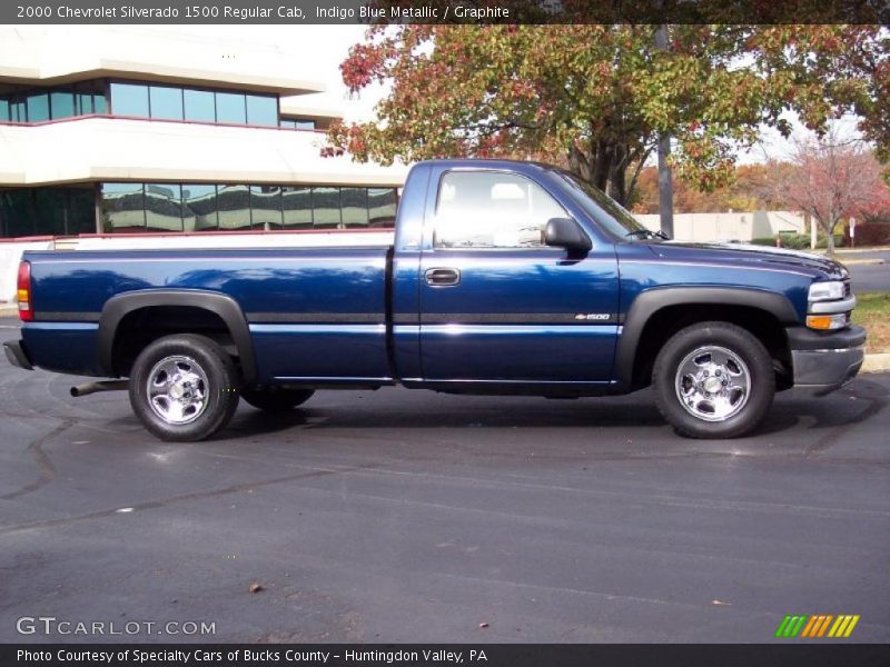 Indigo Blue Metallic / Graphite 2000 Chevrolet Silverado 1500 Regular Cab