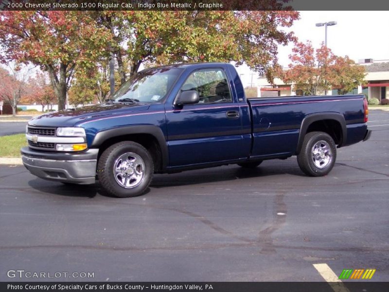 Indigo Blue Metallic / Graphite 2000 Chevrolet Silverado 1500 Regular Cab