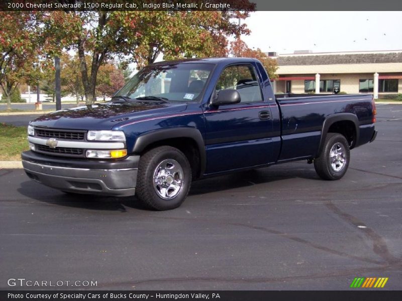 Indigo Blue Metallic / Graphite 2000 Chevrolet Silverado 1500 Regular Cab