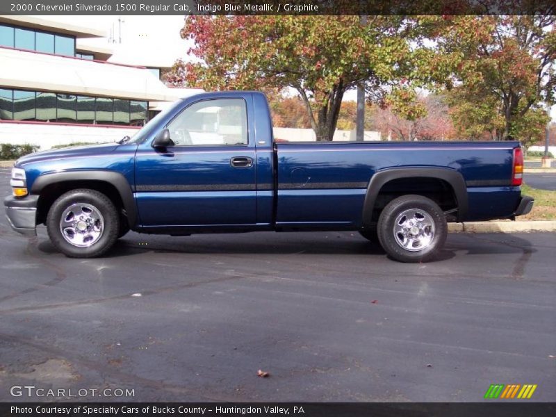 Indigo Blue Metallic / Graphite 2000 Chevrolet Silverado 1500 Regular Cab