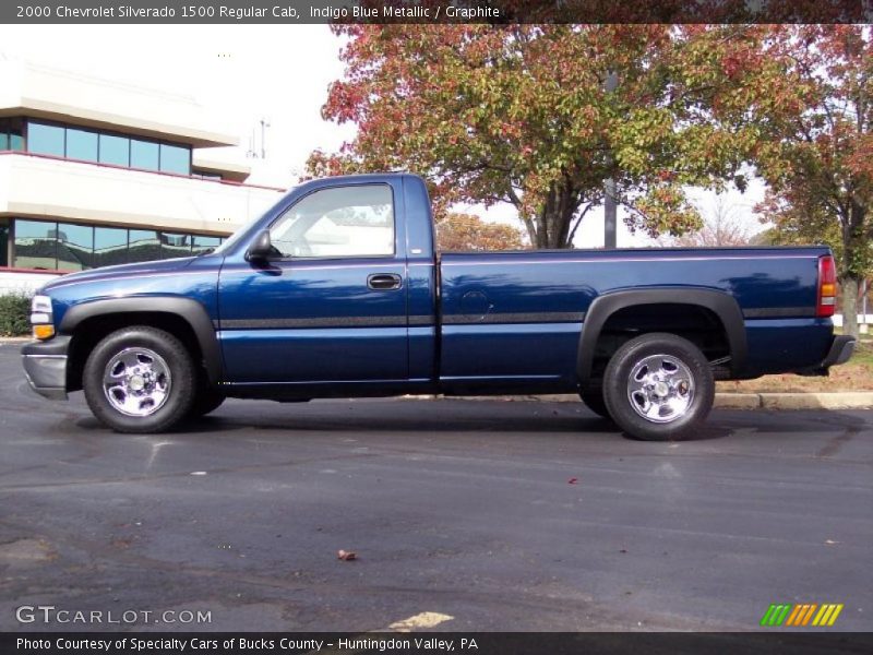 Indigo Blue Metallic / Graphite 2000 Chevrolet Silverado 1500 Regular Cab