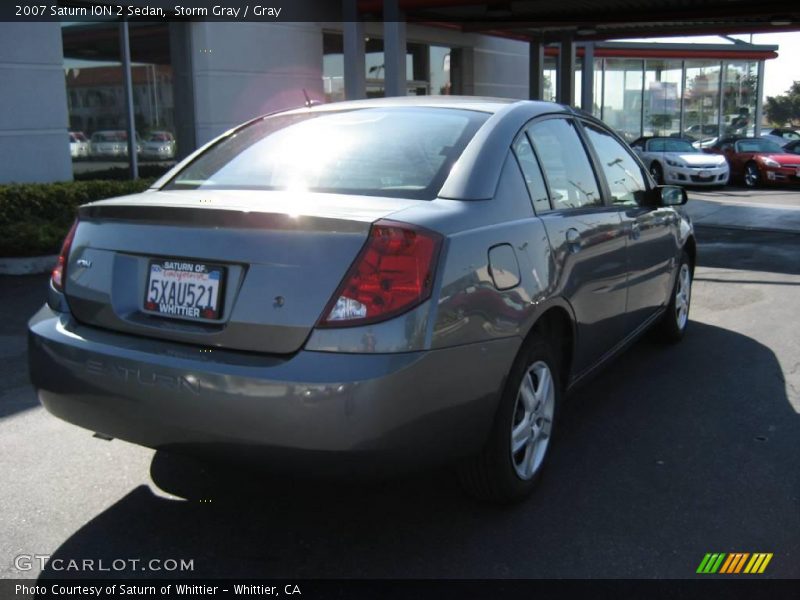 Storm Gray / Gray 2007 Saturn ION 2 Sedan