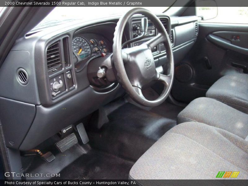 Graphite Interior - 2000 Silverado 1500 Regular Cab 
