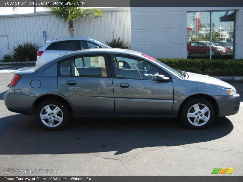 Storm Gray / Gray 2007 Saturn ION 2 Sedan