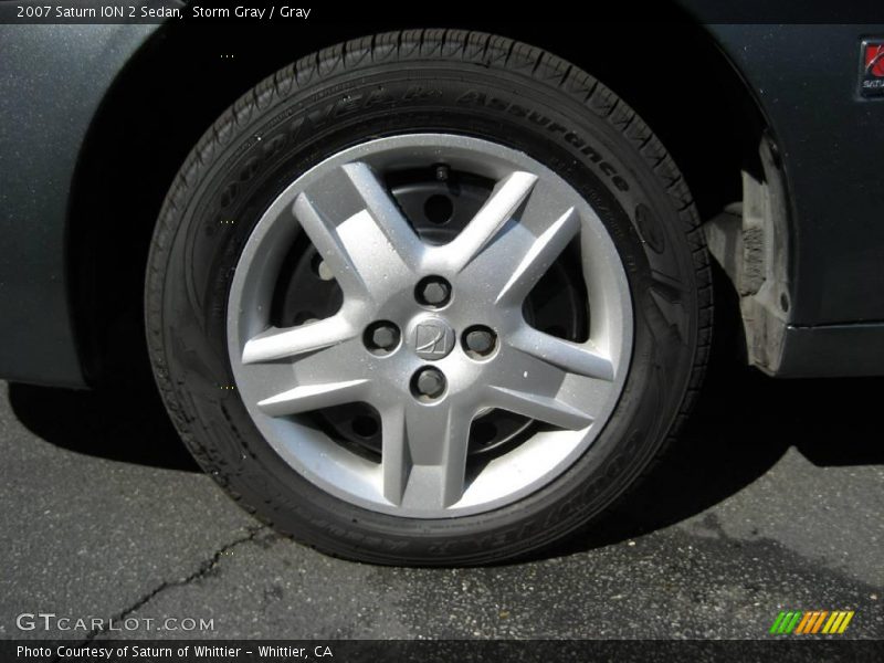 Storm Gray / Gray 2007 Saturn ION 2 Sedan