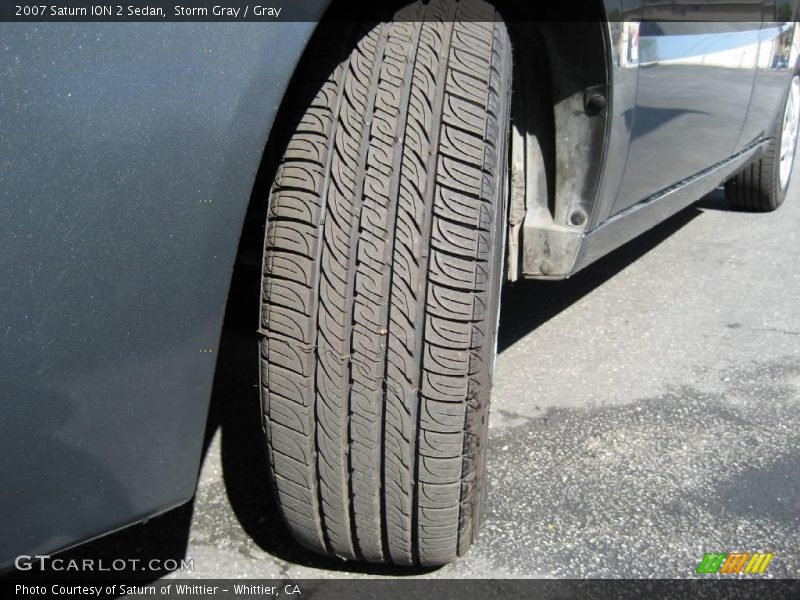 Storm Gray / Gray 2007 Saturn ION 2 Sedan
