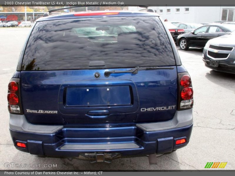 Indigo Blue Metallic / Medium Oak 2003 Chevrolet TrailBlazer LS 4x4