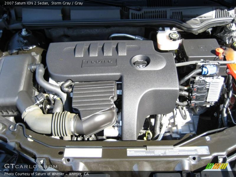 Storm Gray / Gray 2007 Saturn ION 2 Sedan