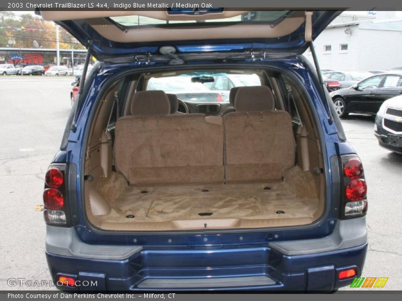 Indigo Blue Metallic / Medium Oak 2003 Chevrolet TrailBlazer LS 4x4