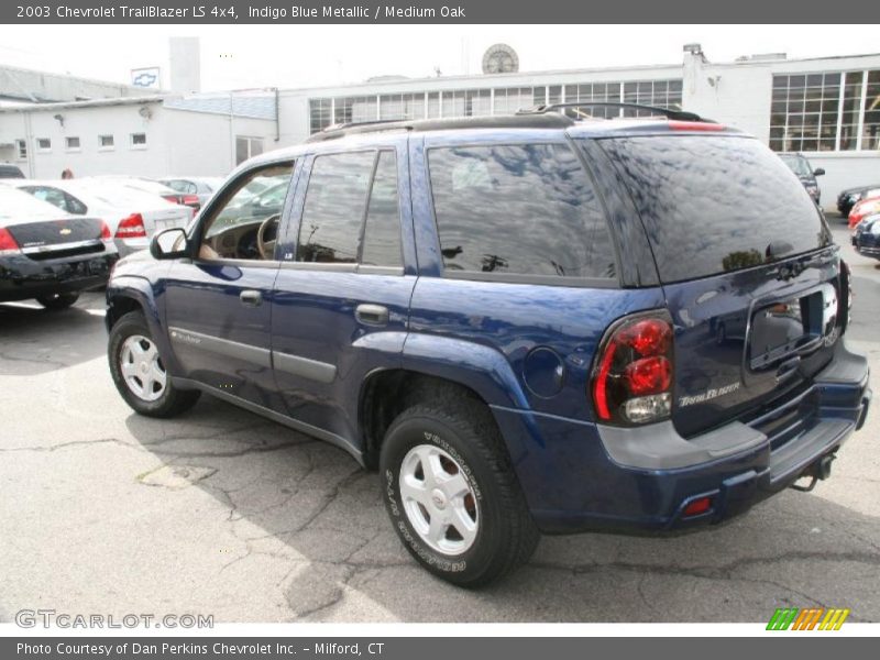 Indigo Blue Metallic / Medium Oak 2003 Chevrolet TrailBlazer LS 4x4