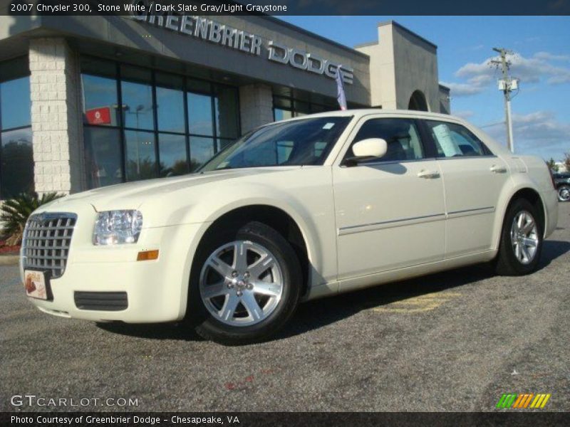 Stone White / Dark Slate Gray/Light Graystone 2007 Chrysler 300