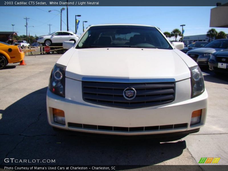 White Diamond / Light Neutral 2003 Cadillac CTS Sedan