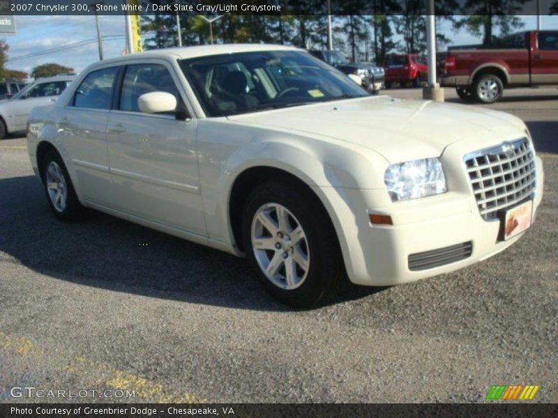 Stone White / Dark Slate Gray/Light Graystone 2007 Chrysler 300